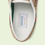  Giày Nam Gucci Tennis 1977 'Beige Ebony Jumbo GG Canvas' 