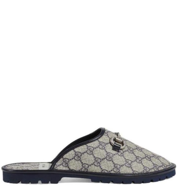  Dép Nam Gucci GG Slipper Horsebit ‘Beige Blue’ 