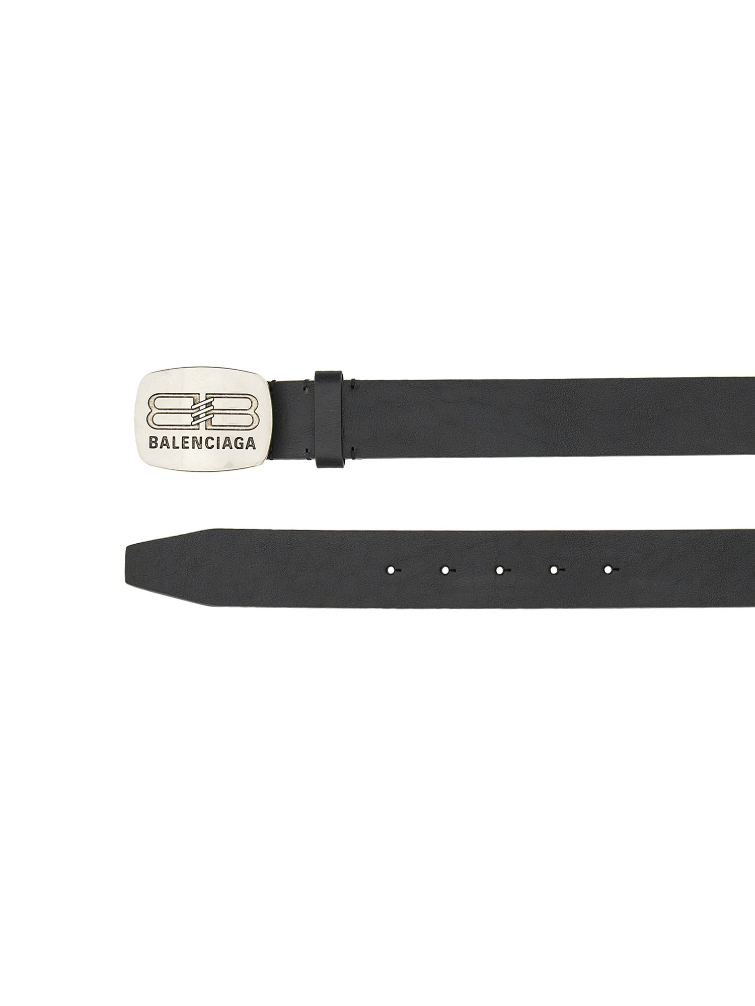  Thắt Lưng Nam Balenciaga Leather Buckle 'Black' 