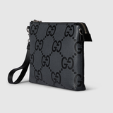  Túi Nam Gucci Medium Jumbo Gg Messenger 'Grey' 