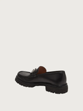  Giày Salvatore Ferragamo Nam Loafer With Gancini Ornament 'Black' 