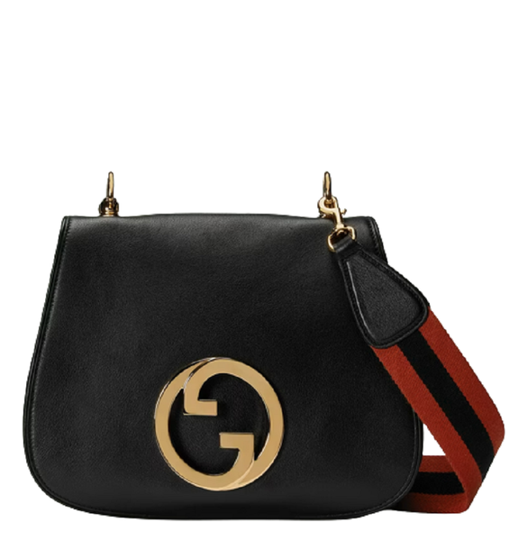  Túi Gucci Nữ Blondie Medium Shoulder Bag Black ‎ 