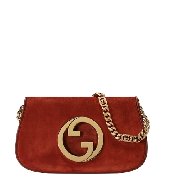  Túi Gucci Nữ Blondie Shoulder Bag Ruby Red 