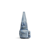  Túi Nữ Balenciaga Superbusy Washed Denim 'Blue' 