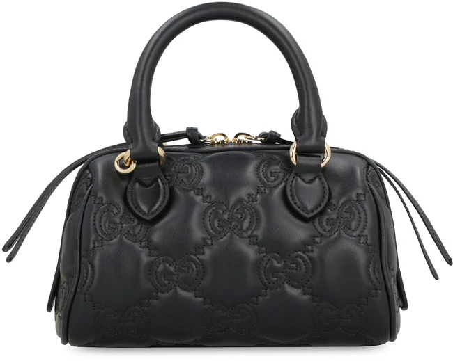  Túi Nữ Gucci Quilted Leather Handbag 'Black' 