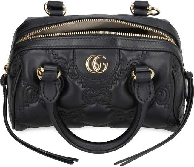  Túi Nữ Gucci Quilted Leather Handbag 'Black' 