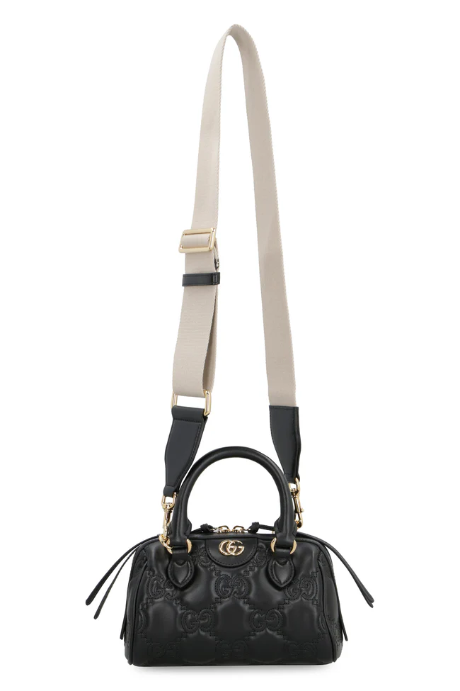  Túi Nữ Gucci Quilted Leather Handbag 'Black' 