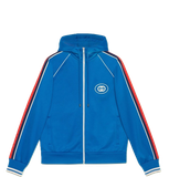  Áo Gucci Logo Print Hoodie 'Blue' 