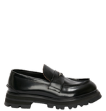  Giày Nam Alexander McQueen Seal Logo Loafer 'Black Silver' 
