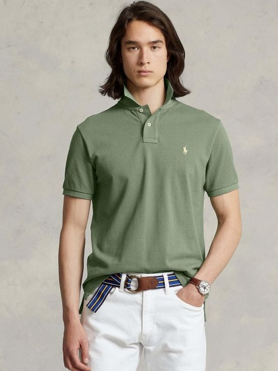  Áo Nam Polo Ralph Lauren Classic Slim Fit 'Olive Green' 