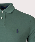 Áo Nam Polo Ralph Lauren Custom Slim Fit Mesh 'Washed Forest' 