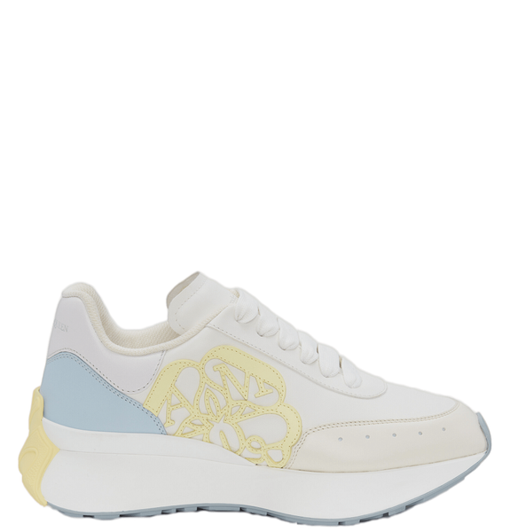  Giày Nữ Alexander McQueen Sprint Runner 'White' 