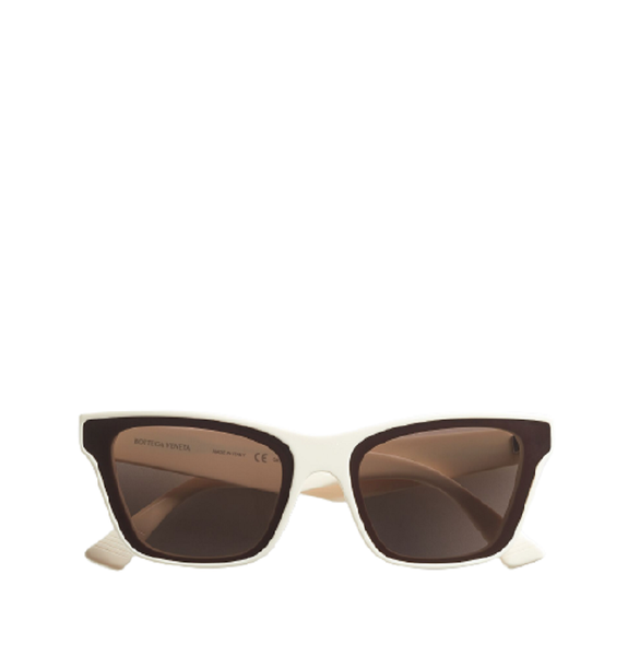  Kính Nữ Bottega Veneta Classic Ivory Grey 