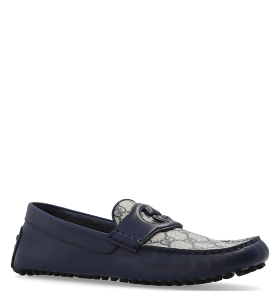  Giày Nam Gucci Interlocking G Driver 'Dark Blue' 