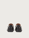  Giày Salvatore Ferragamo Nam Loafer With Gancini Ornament 'Black' 