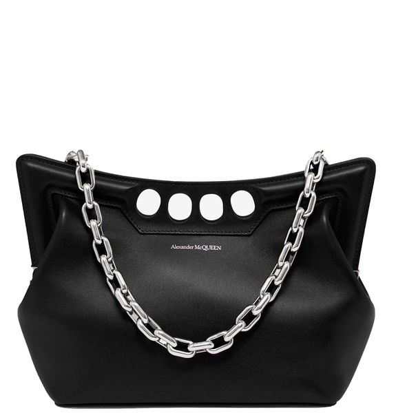  Túi Nữ Alexander McQueen The Peak Bag Small 'Black' 