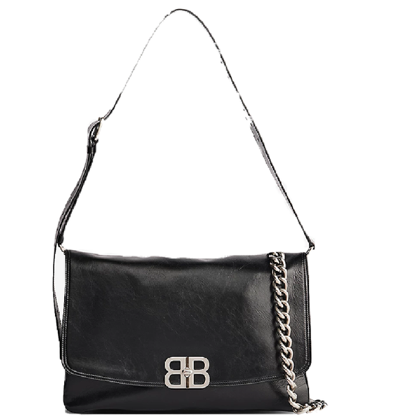  Túi Nữ Balenciaga BB Soft Large Flap Bag 'Black' 