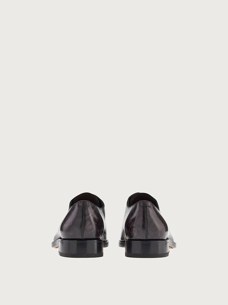  Giày Salvatore Ferragamo Nam Oxford Shoes 'Steel Black' 