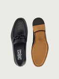  Giày Salvatore Ferragamo Nam Loafer With Gancini Ornament 'Black' 