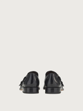  Giày Salvatore Ferragamo Nam Double Monkstrap 'Black' 