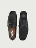 Giày Salvatore Ferragamo Nam Loafer With Gancini Ornament 'Black' 