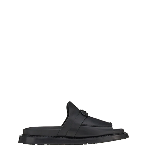  Dép Salvatore Ferragamo Nam Gancini Sandal Black 