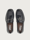  Giày Salvatore Ferragamo Nam Loafer With Gancini Buckle Ornament Calf Leather 'Black' 