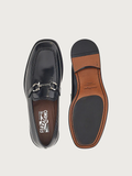  Giày Salvatore Ferragamo Nam Loafer With Gancini Buckle Ornament Calf Leather 'Black' 