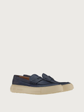  Giày Salvatore Ferragamo Nam Sporty Loafer 'Blue Marine' 
