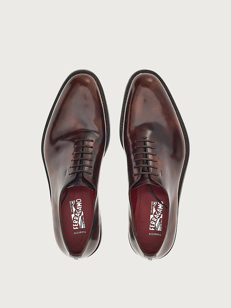  Giày Salvatore Ferragamo Nam Oxford Shoes 'Red' 