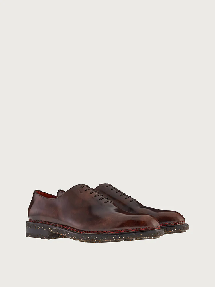  Giày Salvatore Ferragamo Nam Oxford Shoes 'Red' 