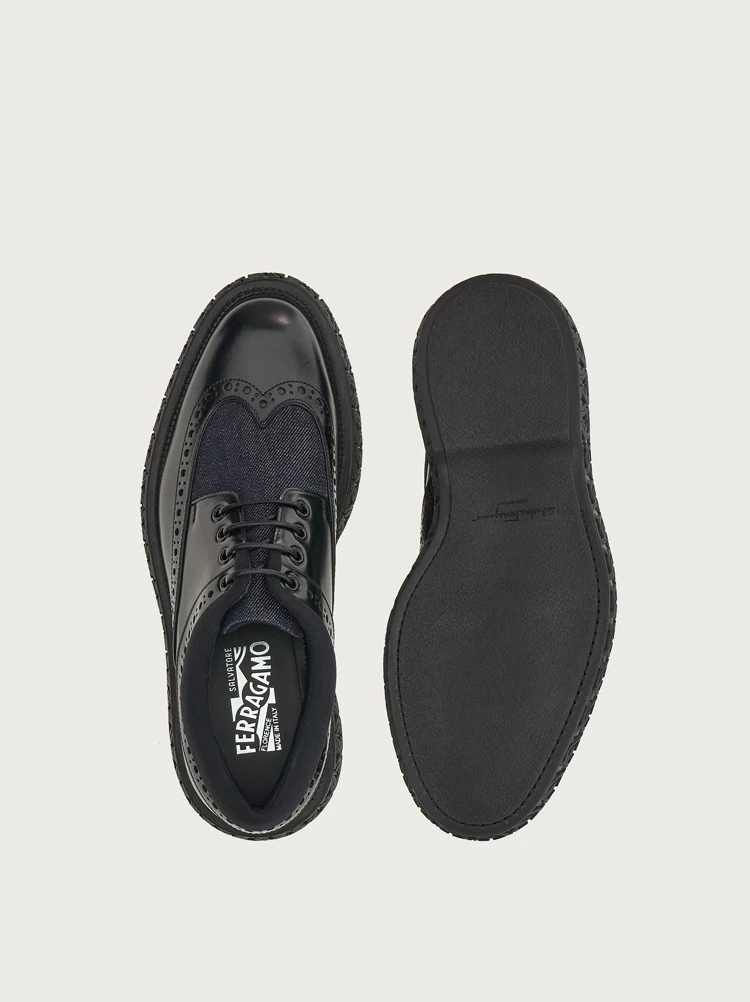  Giày Salvatore Ferragamo Nam Debry Black 