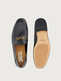  Giày Salvatore Ferragamo Nam Loafer With Gancini Ornament 'Black' 
