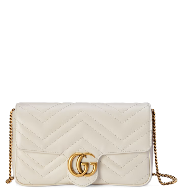  Túi Nữ Gucci GG Marmont Mini Bag 'White' 