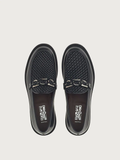  Giày Salvatore Ferragamo Nam Loafer With Gancini Ornament 'Black' 
