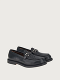  Giày Salvatore Ferragamo Nam Loafer With Gancini Ornament 'Black' 