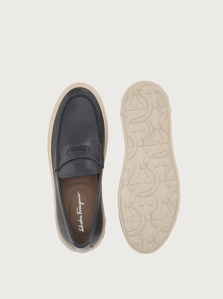 GiàyNam Salvatore Ferragamo Sporty Loafer 'Stromboli Sand' 