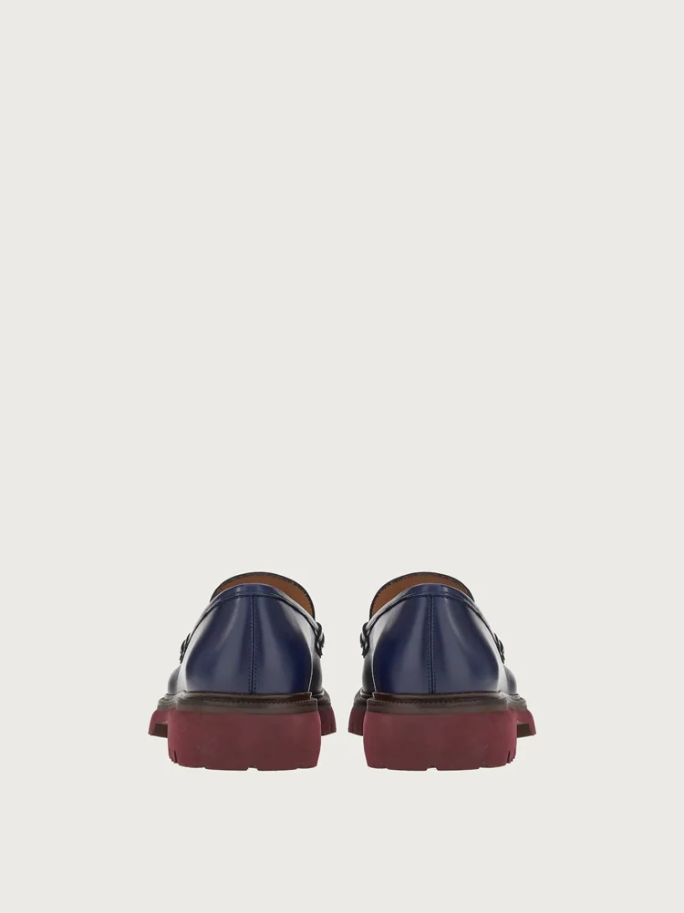  Giày Salvatore Ferragamo Nam Gancini Loafer 'Marine Blue' 