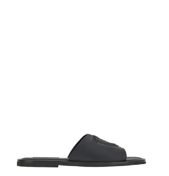  Dép Salvatore Ferragamo Nam Gancini Sandal Black 