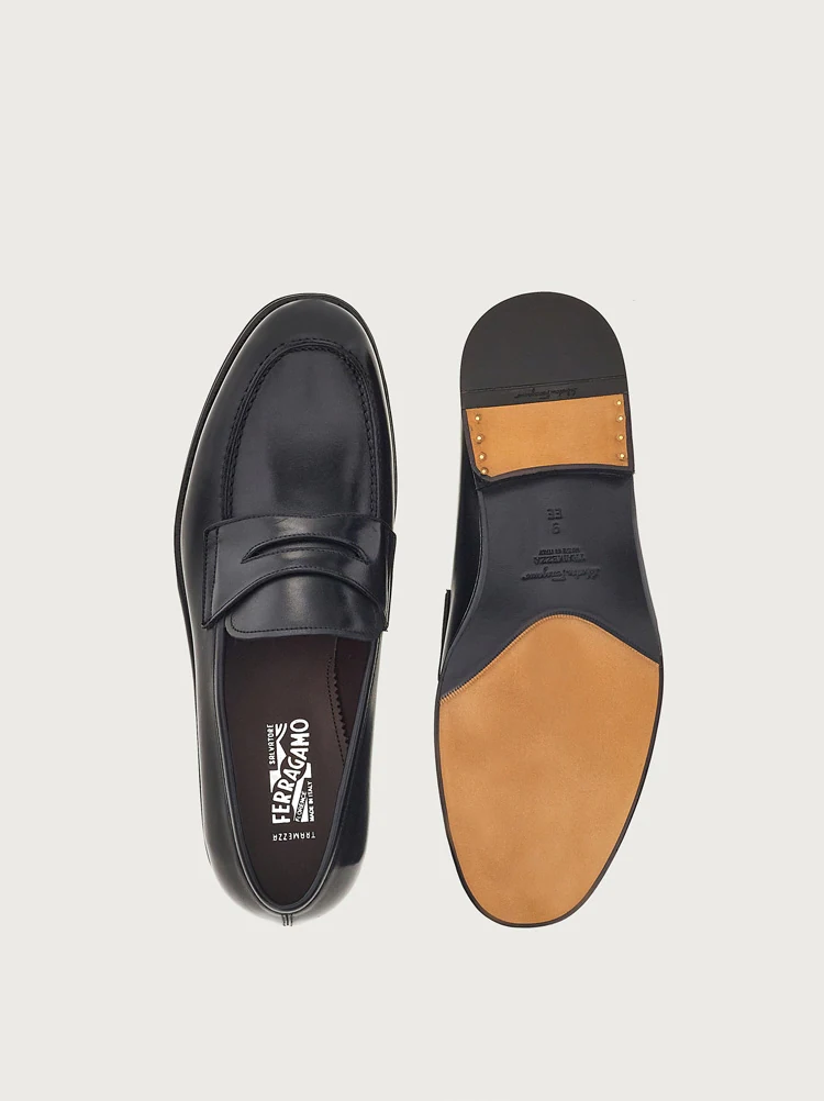  Giày Salvatore Ferragamo Nam Penny Loafer 'Black' 