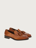  Giày Salvatore Ferragamo Nam Loafer With Tassels 'Brown' 