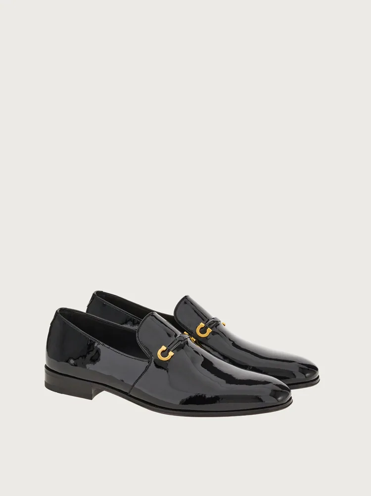  Giày Salvatore Ferragamo Nam Loafer With Gancini Ornament 'Gold' 