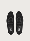  Giày Salvatore Ferragamo Nam Loafer With Gancini Ornament 'Black' 