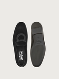  Giày Salvatore Ferragamo Nam Loafer With Gancini Ornament 'Black' 