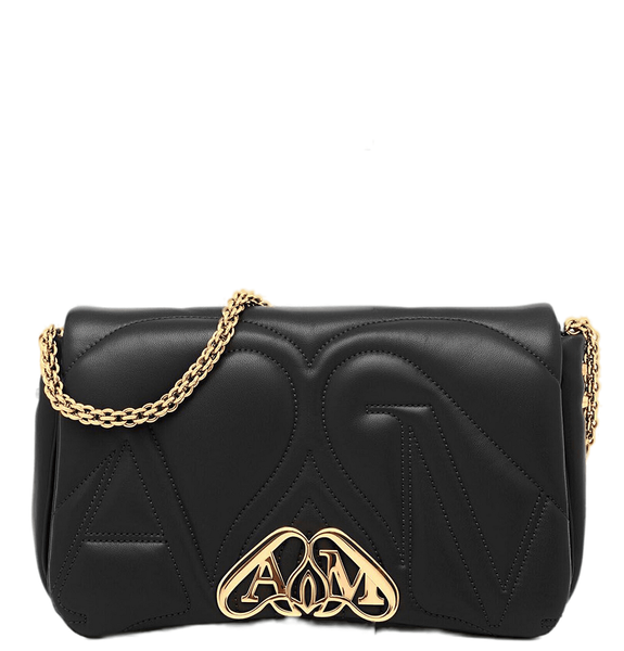  Túi Nữ Alexander McQueen The Seal Small Bag 'Black' 