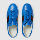  Giày Nam Gucci Ace Gg Crystal 'Blue' ‎ 