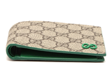  Ví Nam Gucci Interior GG Bi-fold 'Brown Green' 