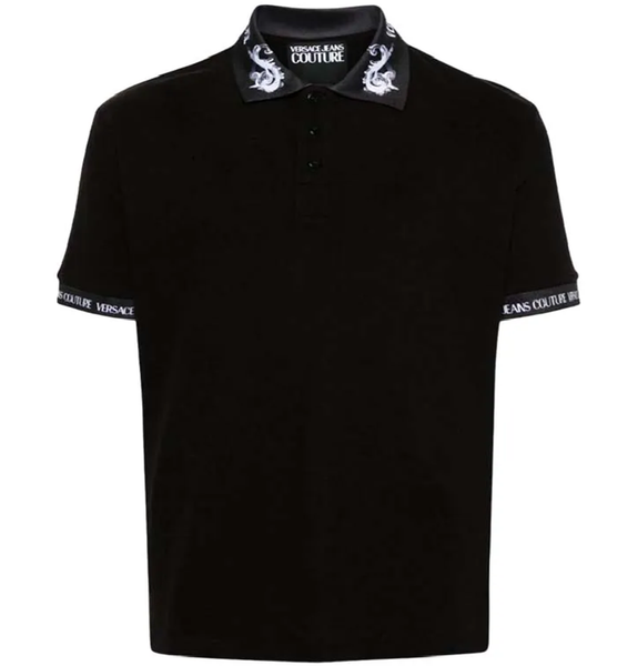  Áo Nam Versace Couture Logo Collar Printed 'Black' 