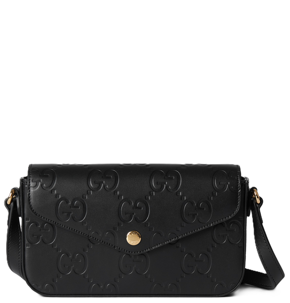  Túi Nữ Gucci GG Super Mini Shoulder Bag 'Black' 