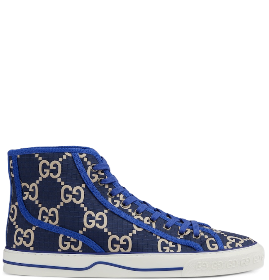  Giày Nam Gucci Tennis 1977 High-top 'Blue' 